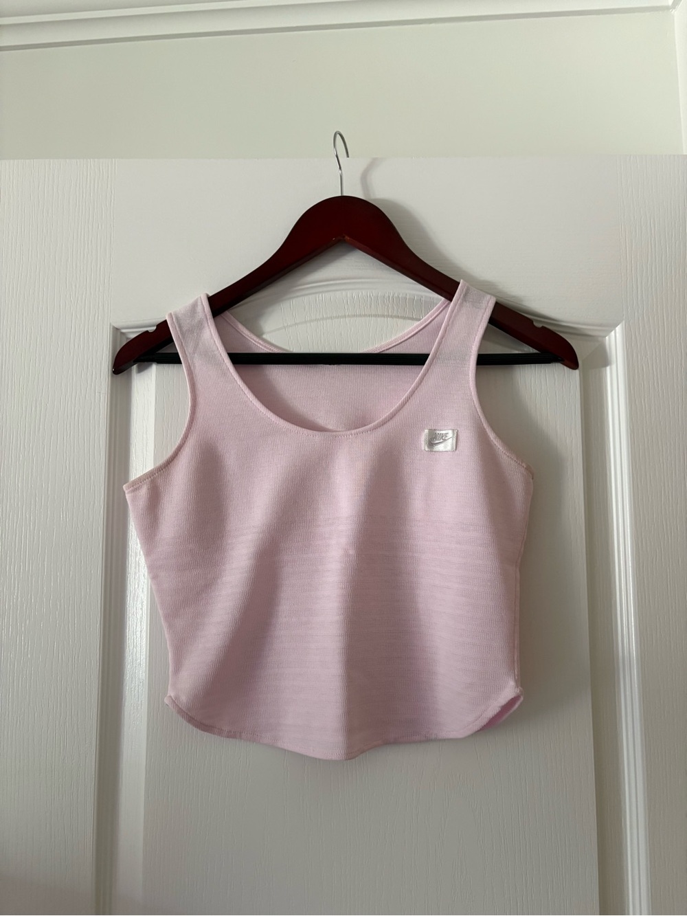 Nike Pale Pink Cropped Tank Top